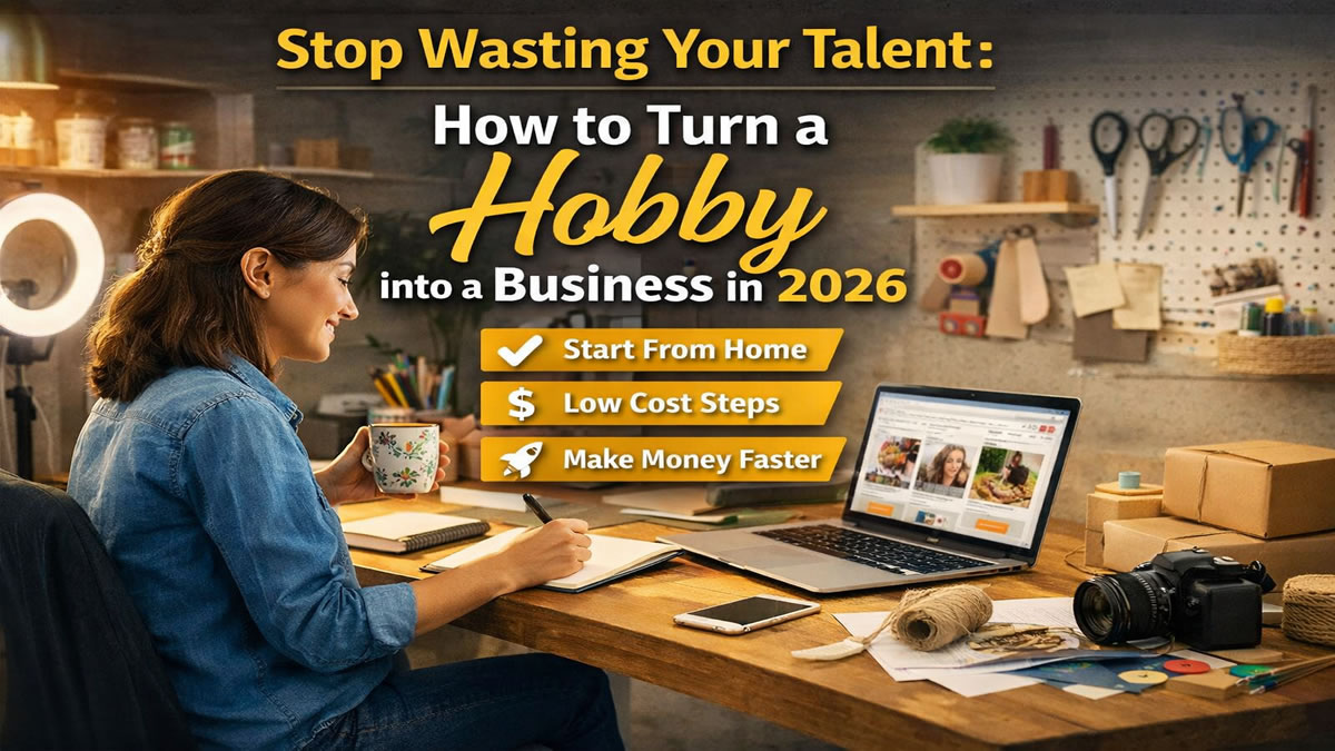 Stop Wasting Your Talent: How to Turn a Hobby into a Business in 2026