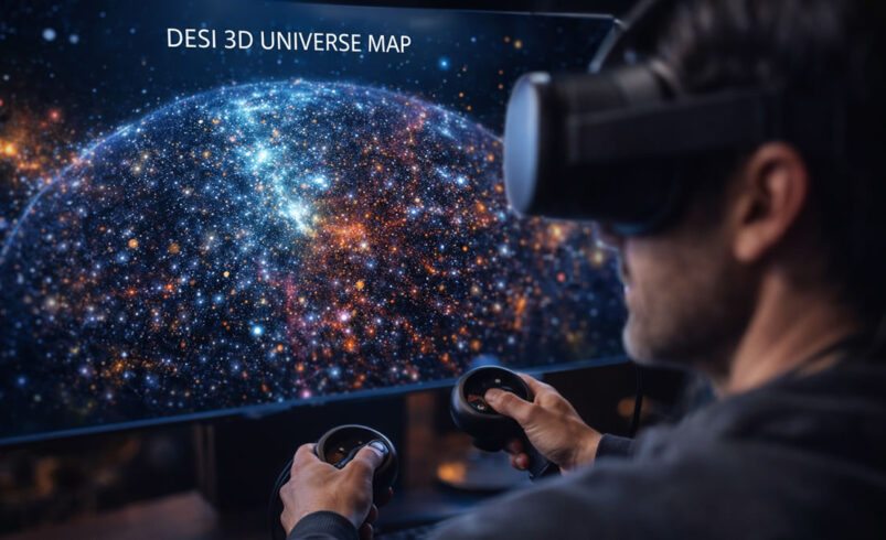 3D Universe Map: Load the 2026 DESI Survey on VR (1-Click Link)
