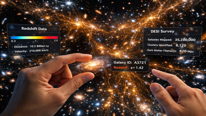 3D Universe Map: Load the 2026 DESI Survey on VR (1-Click Link)
