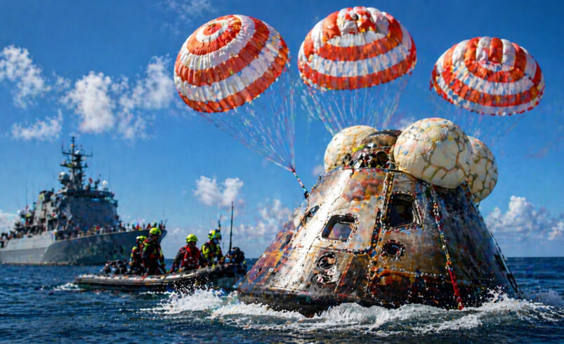 NASA Orion Splashdown Photos: 5 Stunning Moon Mission Views