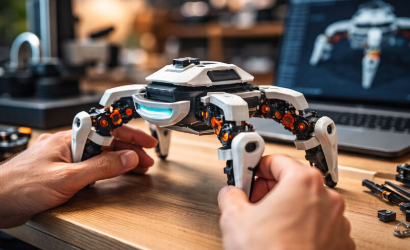 I Built a Walking Robot With Zero Wires (My 3D Printed Prototype)