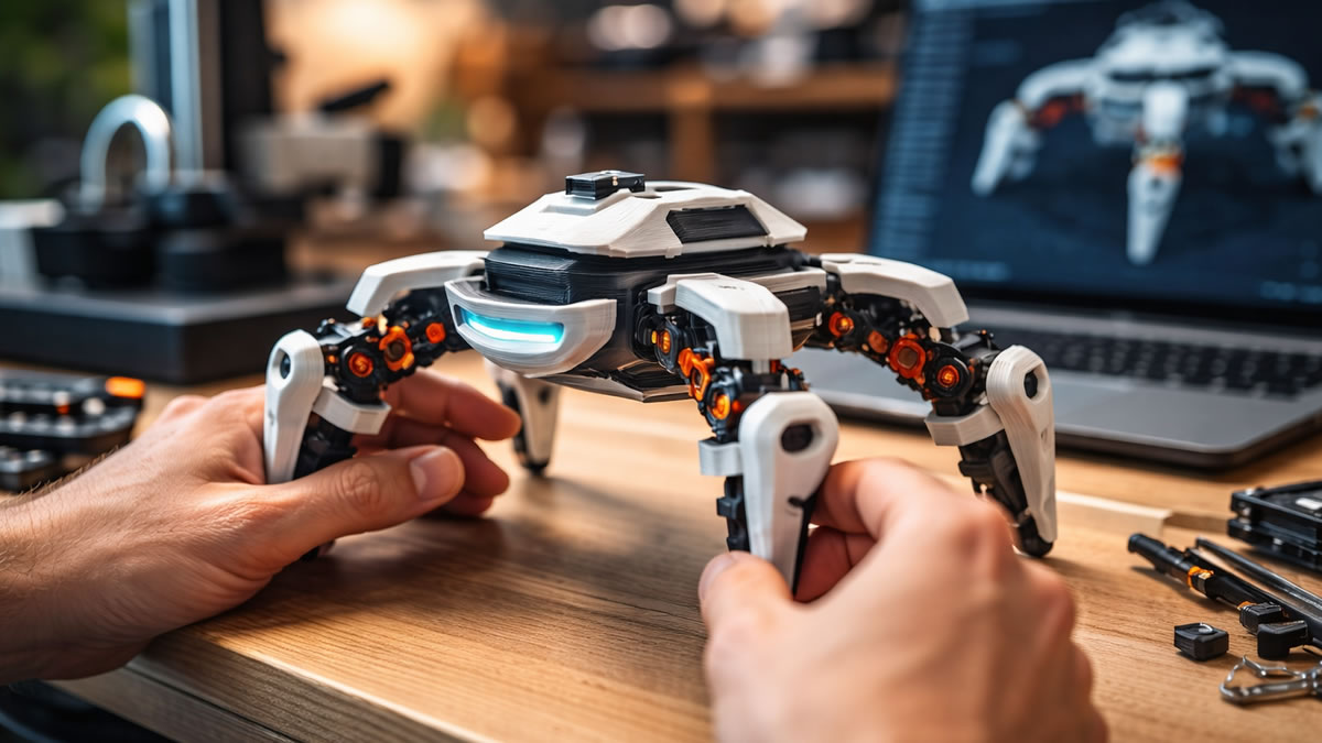 I Built a Walking Robot With Zero Wires (My 3D Printed Prototype)